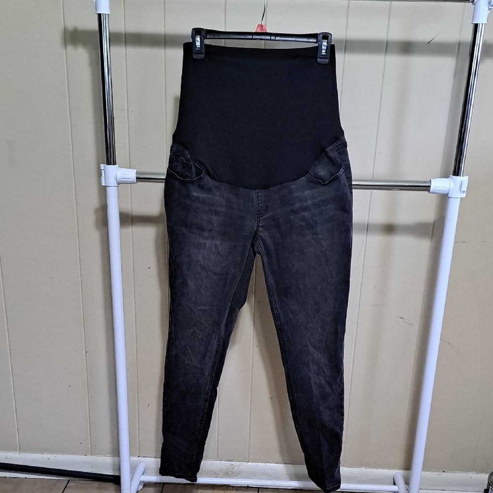 Time and Tru Black Maternity, Blue Jean, and Black Stone Washed Jeggins